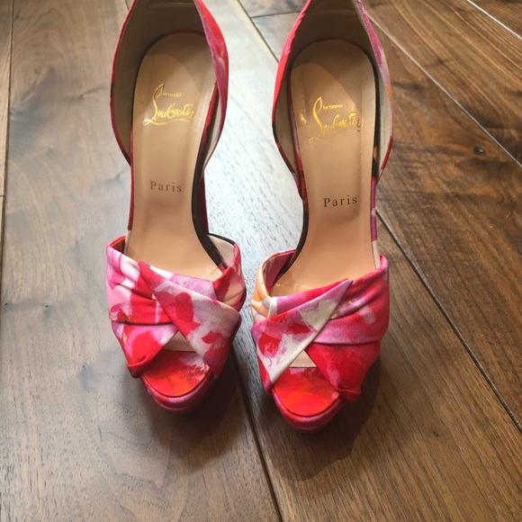 Christian Louboutin silk Volpi size 39 - Picture 4 of 7